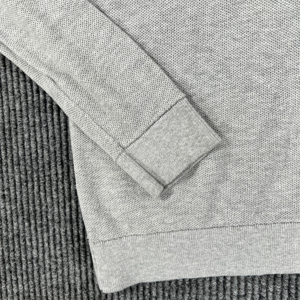 Vineyard Vines Pullover Youth XL Extra Large Gray Long Sleeve 1/4 Zip Mock Neck - Picture 6 of 13